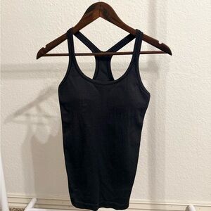 Lululemon Ribbed Black Razorback Tank